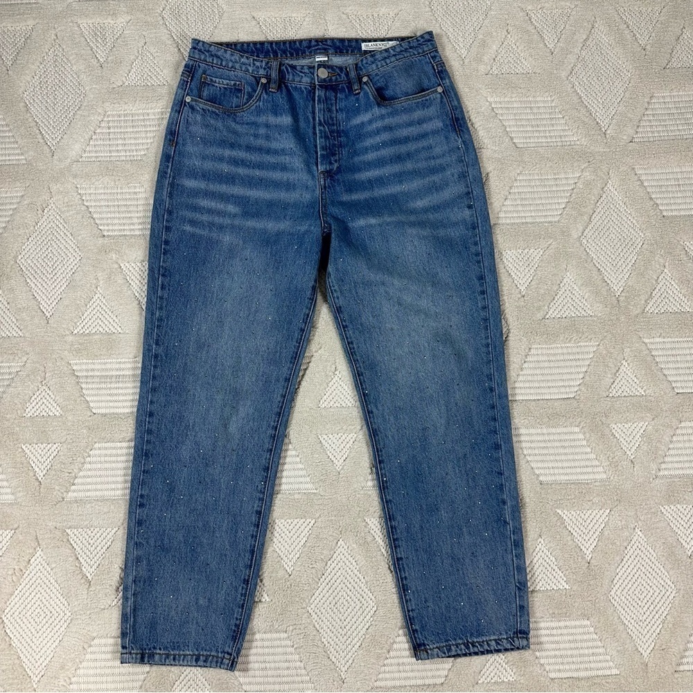 Blanknyc Jeans 30 The Madison Crop High Rise Crop  Embellished - Picture 4 of 14